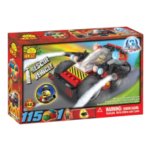 Action Town - Rescue Vehicle Construction Set (115 Piece Kit)