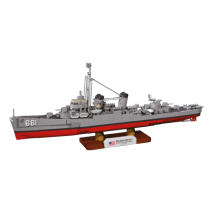 World War 2 - USS KIDD Fletcher Class Destroyer Brick Kit (700 Pieces)