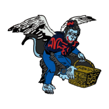 Wizard of Oz - Flying Monkey Enamel Pin