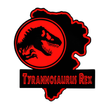 Jurassic Park - Tyrannosaurs Rex Map Enamel Pin