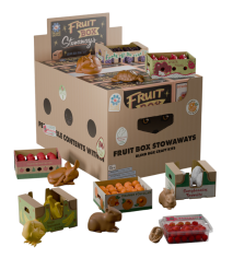 Kaleidos - Fruit Box Stowaways DIY Craft Kit Blind Box (Display of 6)