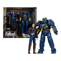 Fallout 4 - T- 60 Vault Tec & Sole Survivor 7" Action Figure 2-Pack