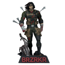 Brzrkr - B Resin Statue