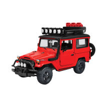 Off Road - 1:24 Toyota FJ Land Cruiser (Red) Die-Cast Vehicle