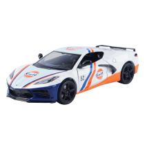 Gulf Collection - 2020 Corvette C8 With Gulf Livery 1:24 Scale Diecast Vehicle