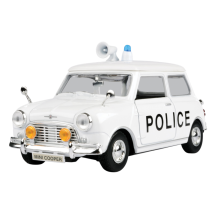 Mini Cooper Collection - Morris Mini Cooper - Police Car 1:18 Scale Diecast Vehicle