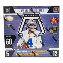 NFL - 2025 Mosaic Football Hobby International Hobby Trading Cards (Display of  12)