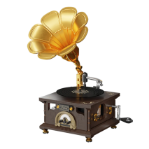 Retro Collection - Retro phonograph (646 Piece Kit)