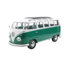Solido Cars - 1:18 VW T1 Samba Green & White 1962 Diecast Vehicle