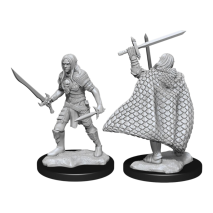 Pathfinder - Deep Cuts Unpainted Miniatures: Elf Fighter Male